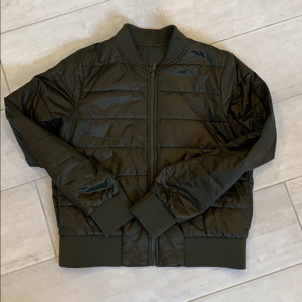 Lululemon reversible non-stop  bomber jacket